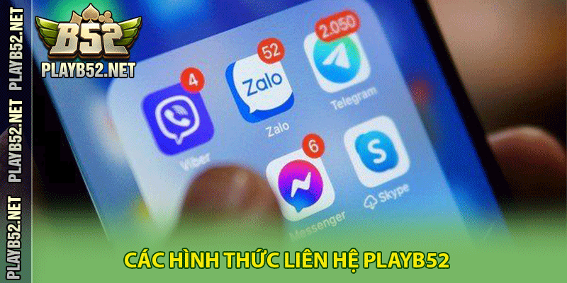Các hình thức liên hệ PlayB52