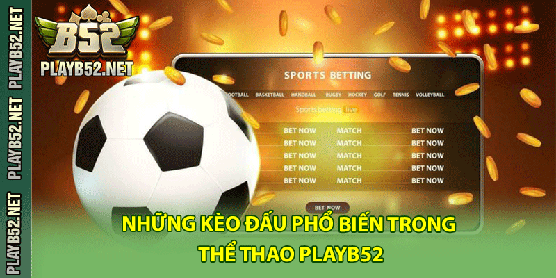 Những kèo đấu phổ biến trong thể thao PlayB52