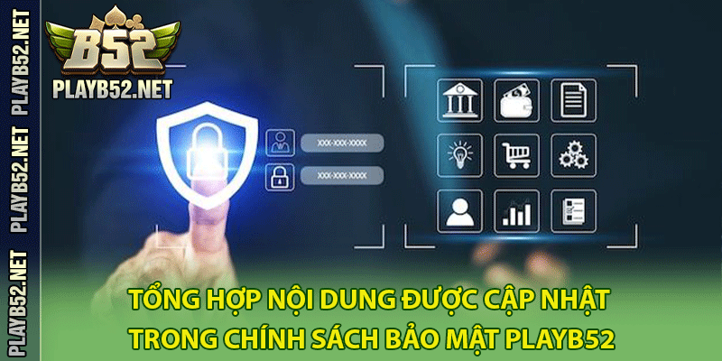 Tổng hợp nội dung được cập nhật trong chính sách bảo mật PlayB52